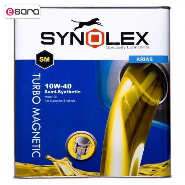روغن موتور خودرویی سینولکس مدل آریاس 10W-40 SM حجم 5 لیتر